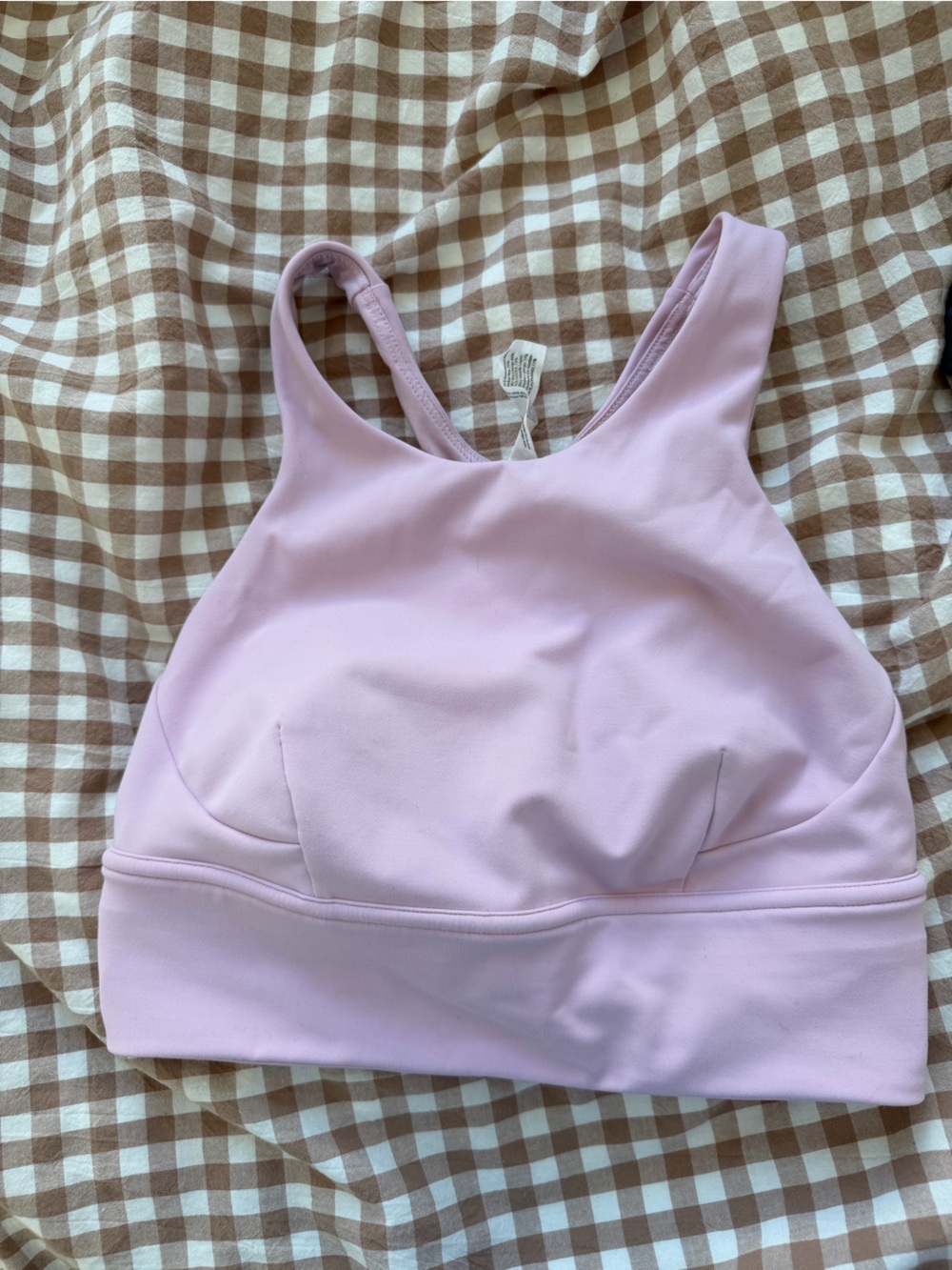 Lululemon size 6 Women’s High Support Sports Bralette - Light Pink